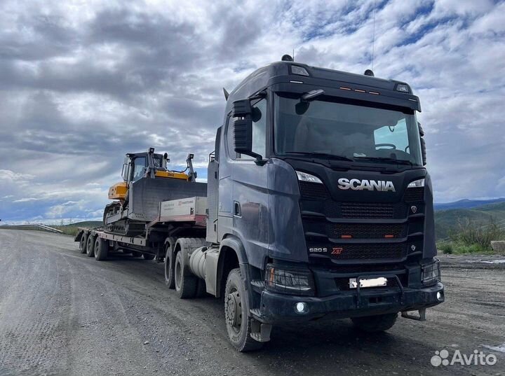 Перевозка негабаритных грузов, аренда трала