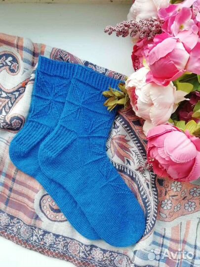Носки вязаные ручной работы. Размеры разные