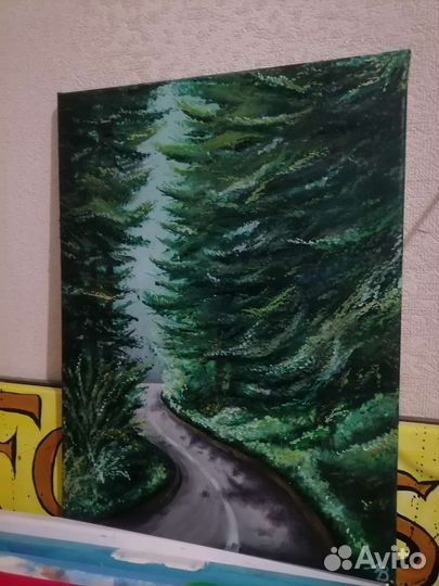 Картина маслом пейзаж 