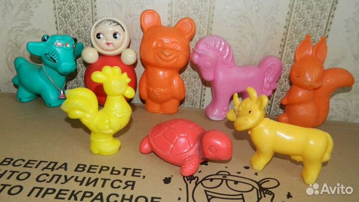 Игрушки разные из СССР - 8 шт.(одним лотом)