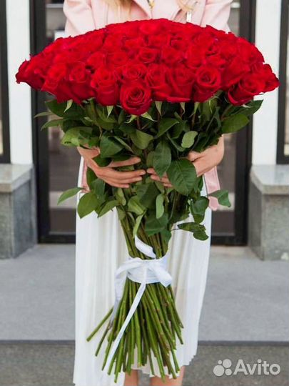 Метровые розы 101 51 31 роза