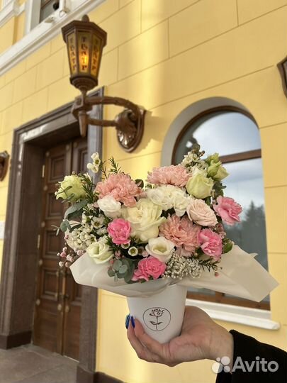 Нежные цветочные стаканчики