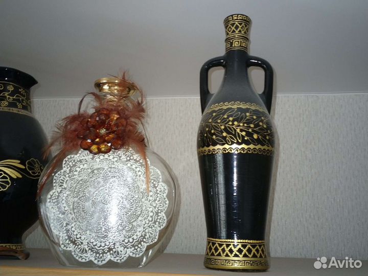 Бутыли роспись много (Садовая