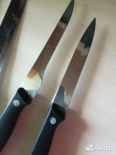 Ножи б\у на подставке