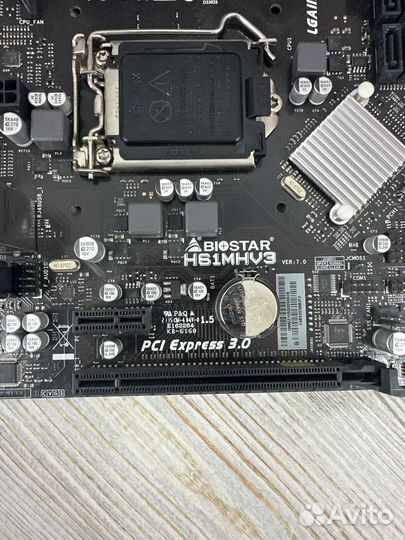 Материнская плата Biostar H61MHV3 1155 microATX