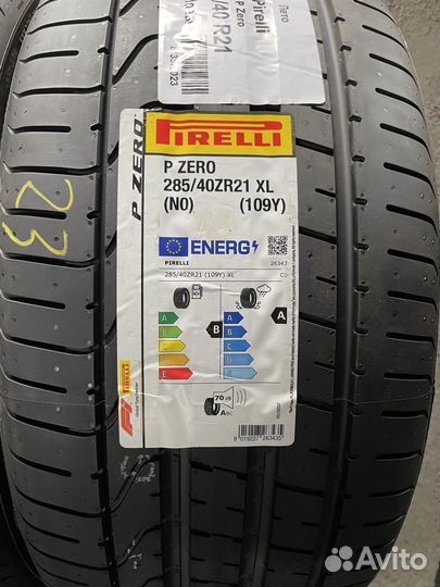 Pirelli P Zero 285/40 R21 и 315/35 R21 109Y