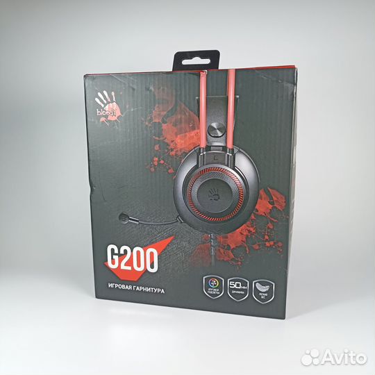 Игровые наушники A4tech bloody G200 (новая)