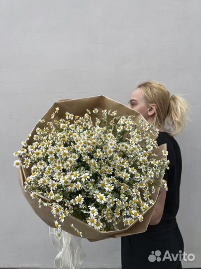 Ромашки в крафте