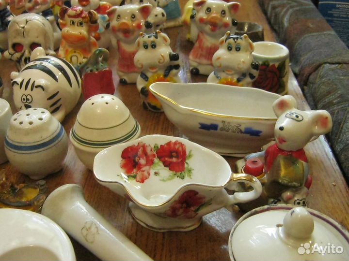 Наборы для специй Солонки перечницы ссср.керамика