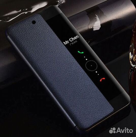 Умные чехлы huawei P30 Lite темно-синего цвета