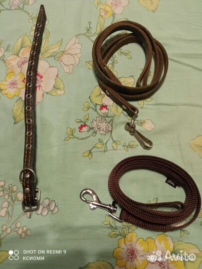 Поводок, ошейник, шлейка для собак