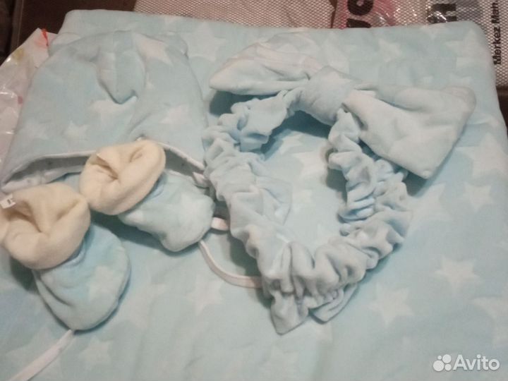 Конверт на выписку для мальчика весна, осень