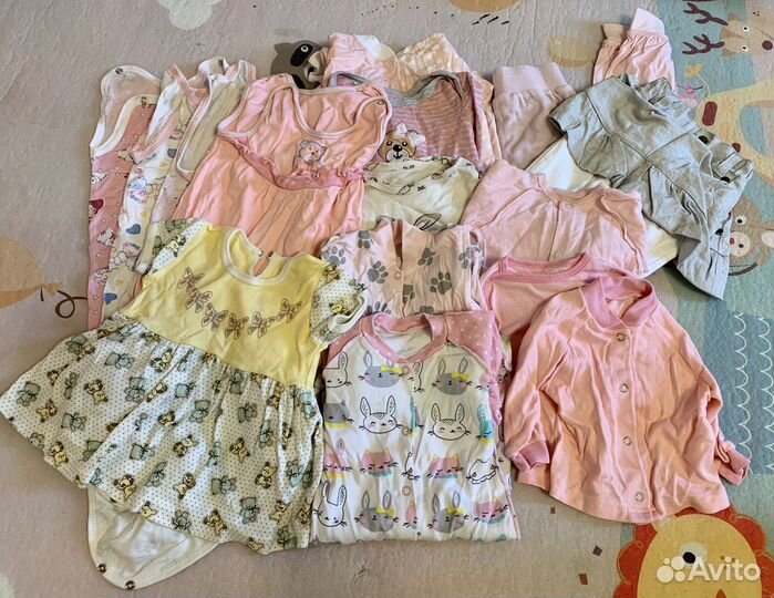 Пакет вещей на девочку до года