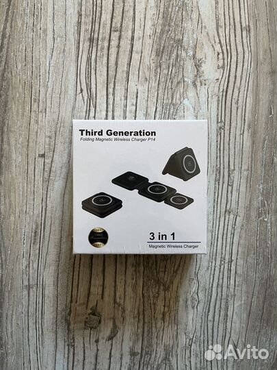Беспроводная зарядка 3 в 1 apple magsafe