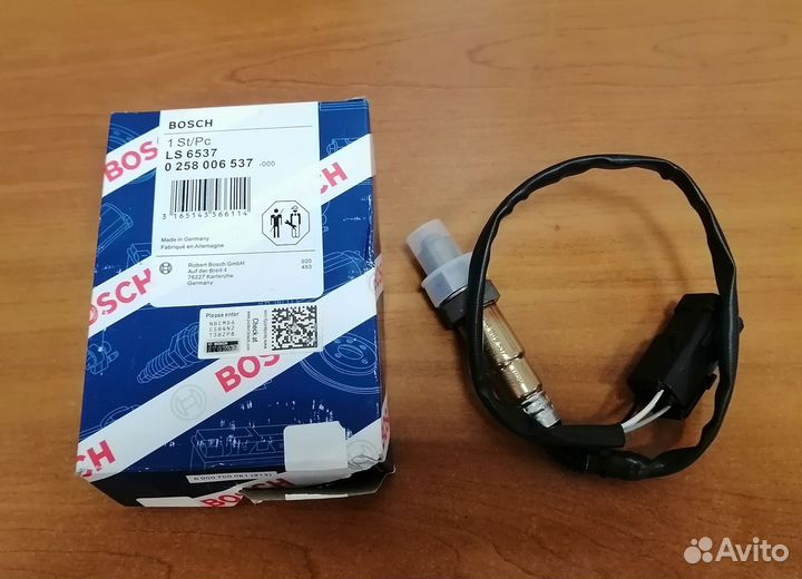 Датчик кислорода (лямбда-зонд) Bosch 0258006537