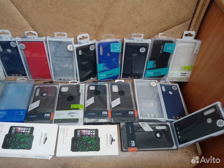 Лот чехлы и защитные стекла для телефонов боксы ке