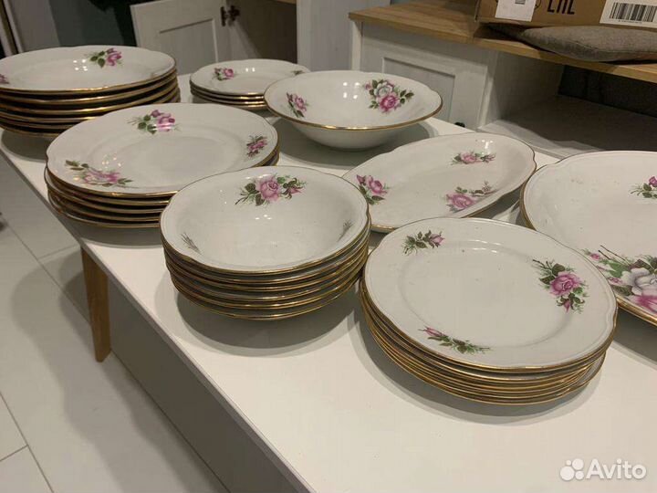 Набор столовой посуды сервиз СССР