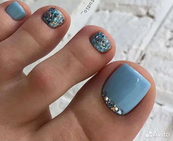 Педикюр Титановая нить Онихолизис Вросший ноготь