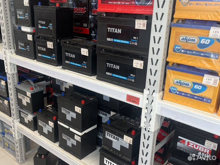 Аккумулятор Titan 62Ah 550а П/П Азия