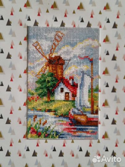 Остатки наборов для вышивания