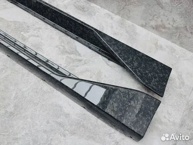 Лезвия на пороги BMW G80 M3 кованный карбон