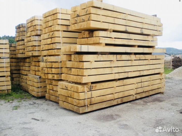 Шпалы деревянные-новые пропитанные 1-2 тип