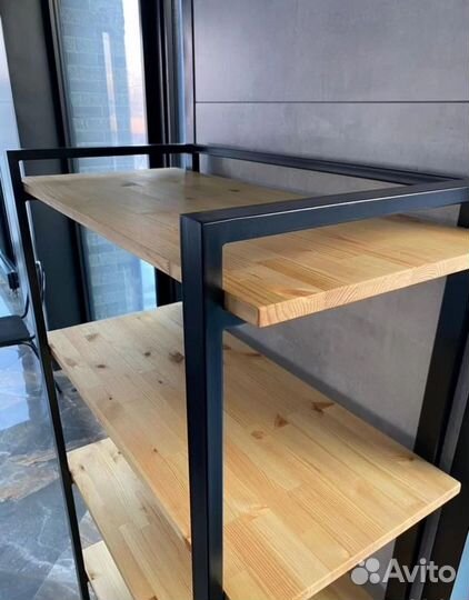 Стеллаж металлический лофт