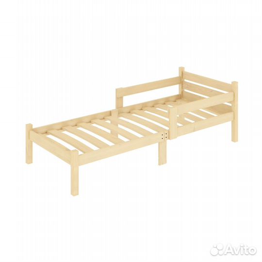 Кровать односпальная детская деревянная
