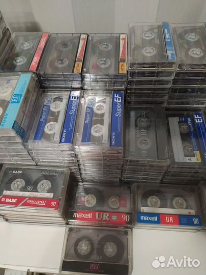 Аудиокассеты Sony, TDK, maxell, basf