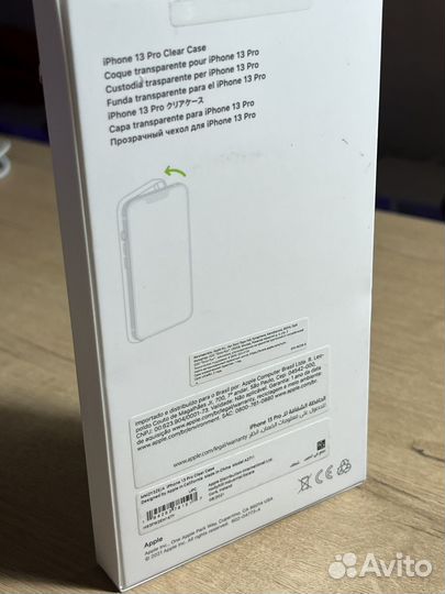 Оригинальный Clear Case 13 pro