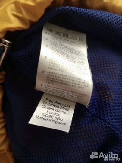 Анорак fred perry