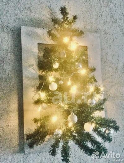 Елка в раме / елка 3D / елка на стену 75 см