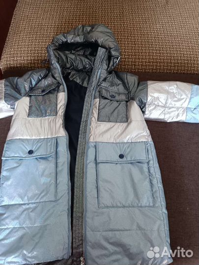 Пальто демисезонное для девочки 128 134