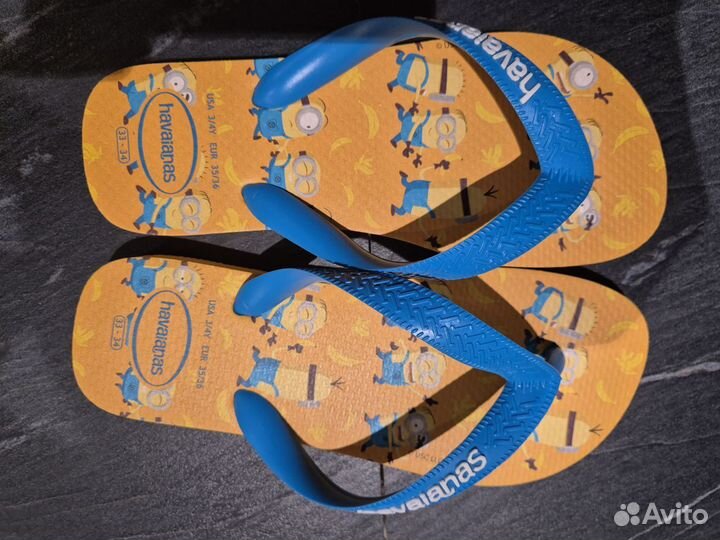 Детские сланцы Havaianas новые