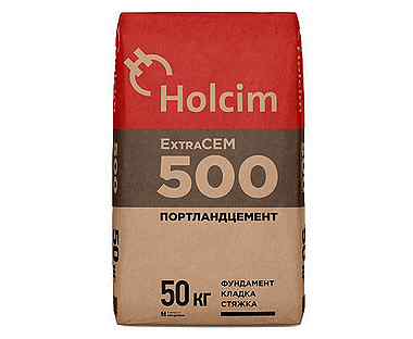 Цемент Holcim М500 Д20 цем II/A-И 42,5 50 кг