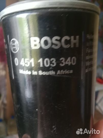 Фильтр масляный bosch