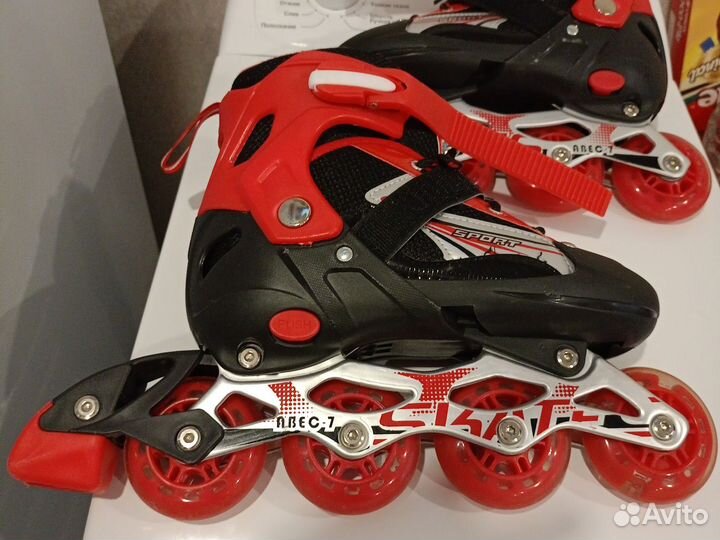 Ролики детские раздвижные р 35-38