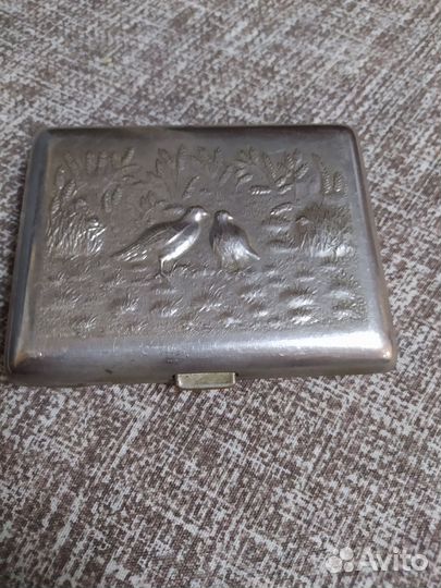 Портсигар СССР охота