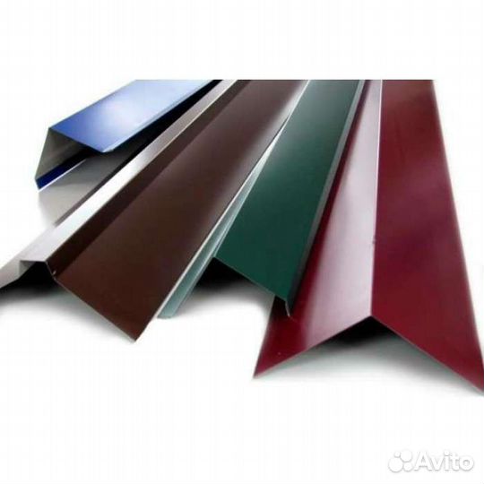 Элементы кровли из металла с полимерным покрытием