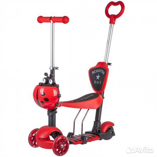 Самокат Novatrack Disco-kids Saddle PRO для детей