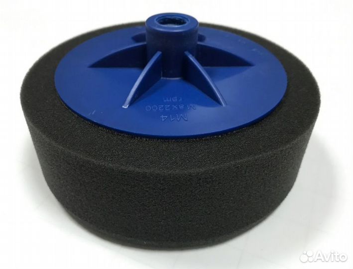 Полировальник Solid поролоновый черный мягкий, 15