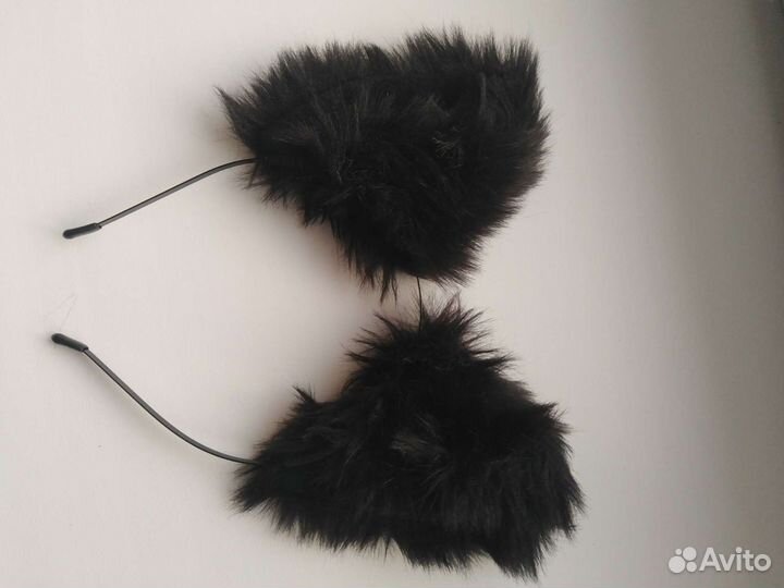 Кошачьи ушки, ободок, аниме, косплей, мяу, коты