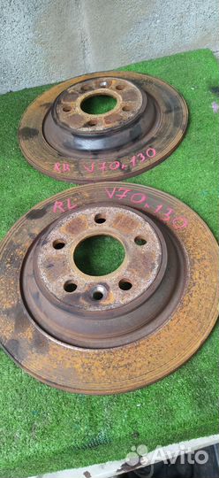 Диск тормозной пара задний Volvo V70 B4204T7 2011