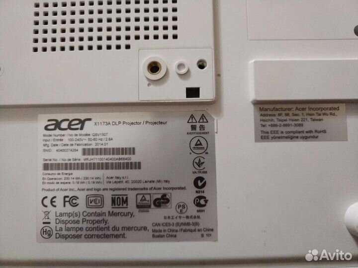 Проектор Acer x1173a