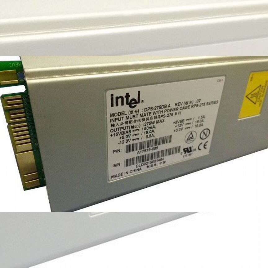 [DPS-275DB] Блок Питания Intel 275w A A17579 Dps-275db