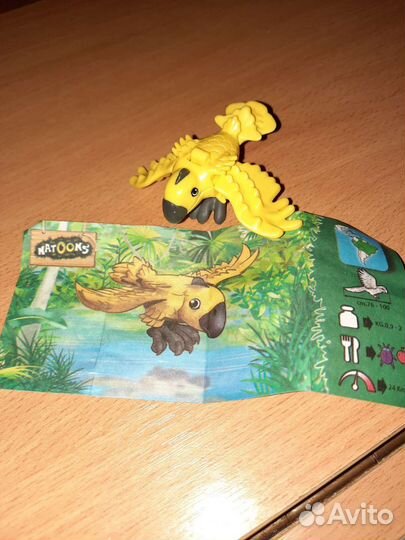 Игрушки из киндер сюрприза Natoons животные