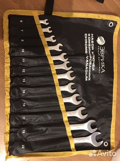 Набор ключей в тетроновой сумке 12 штук