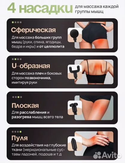Новый Перкуссионный массажер