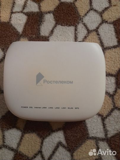 Adsl Wi-FI Роутер Ростелеком UR-344AN4G