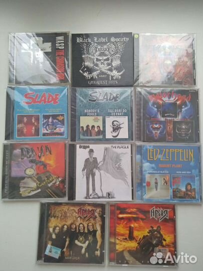 Аудиокассеты и CD, Рок,Металл